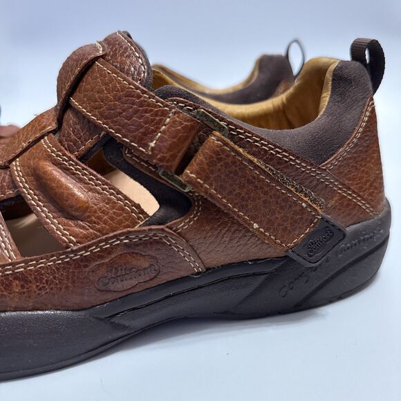 Dr Comfort Fisherman Mens Shoes Brown 9820 Diabetic Leather Sandal 11